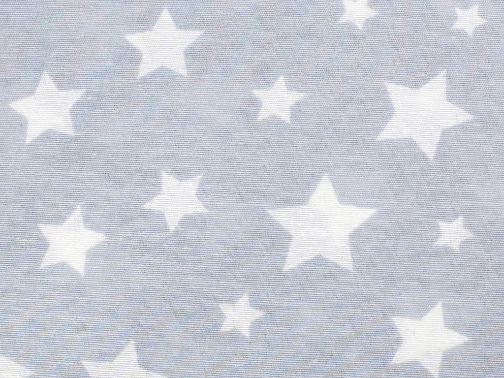 Țesătură decorativă LONETA - steluțe albe pe gri