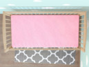 Cearceafuri pătuț din terry cu elastic - 70x140 - roz