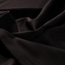 Tesătură decorativă o singură culoare Rongo - maro-negru - lătime 150 cm