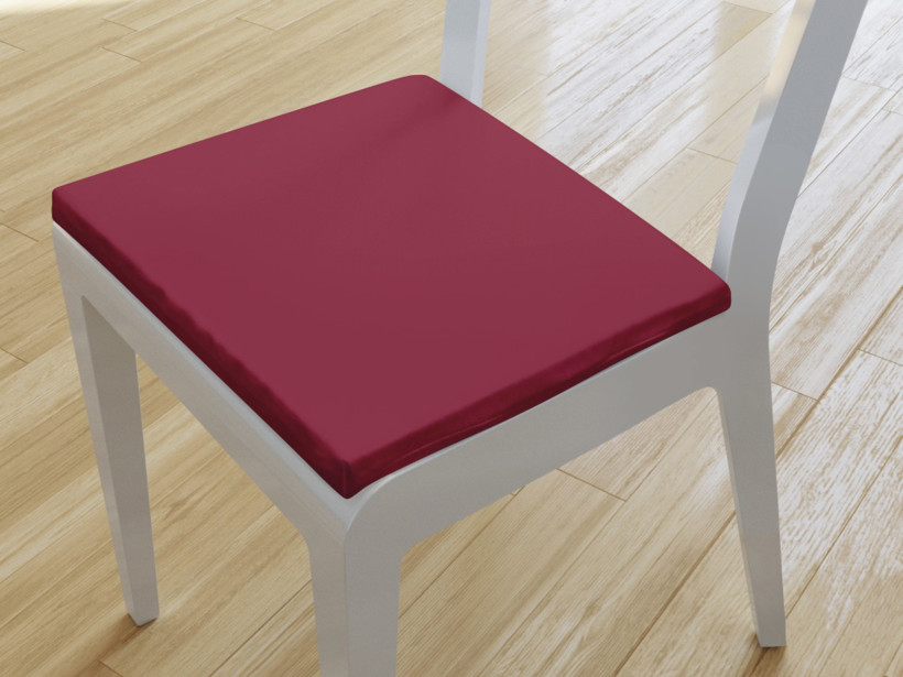 Pernă pentru scaun 38x38 cm - vișinie