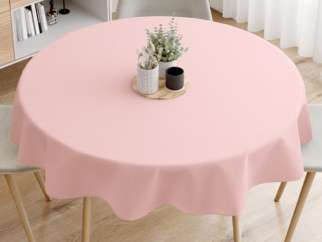 Față de masă decorativă LONETA - roz - rotundă