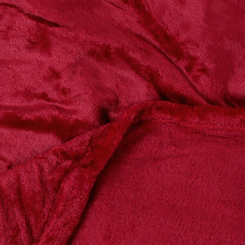 Pătură din microfibră de calitate - roșu închis