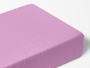 Cearceafuri de pat din bumbac cu elastic - lila
